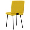 vidaXL Sillas de comedor 6 unidades terciopelo amarillo