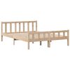 vidaXL Cama con estanter&iacute;a sin colch&oacute;n madera maciza de pino 160x200cm