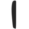 vidaXL Oreja de cabecero Negro 80 x 23 x 6 cm PVC