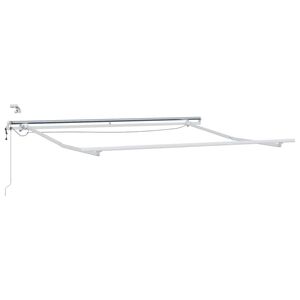 vidaXL Armaz&oacute;n de toldo el&eacute;ctrico con LED y sensor 3 x 2,5 m Blanco