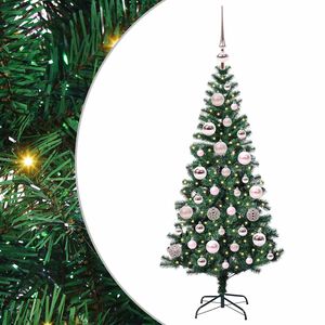 vidaXL &Aacute;rbol de Navidad Artificial Preiluminado Verde 120 cm
