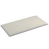 vidaXL Cabecero de Pared 12 pcs Crema 30 x 15 cm Terciopelo