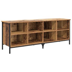 vidaXL Armario para Zapatos con estante Madera Vieja 131 x 35 x 50 cm