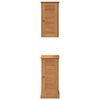 vidaXL Juego de muebles de ba&ntilde;o VIGO 2 pcs Marr&oacute;n y Marr&oacute;n Miel