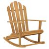vidaXL Mecedora Adirondack de madera de teca maciza