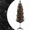 vidaXL &Aacute;rbol Navide&ntilde;o Artificial Delgado 150 cm 150 LED Blanco C&aacute;lido