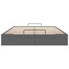 vidaXL Estructura cama otomana sin colchón tela gris oscuro 140x190cm