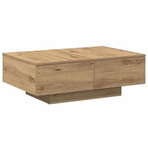 vidaXL Mesa de centro madera de ingenier&iacute;a roble artisan 90x60x31 cm