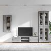 vidaXL Conjunto de mueble de TV con caj&oacute;n FLORIN Gris Sonoma