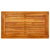 vidaXL Mesa de centro de jardín madera maciza de acacia 70x40x36 cm