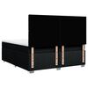 vidaXL Cama box spring con colch&oacute;n tela negro 200x200 cm