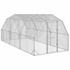 vidaXL Gallinero 2,5x6x2,25 m acero galvanizado
