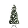 vidaXL &Aacute;rbol de Navidad artificial Verde 120 cm PVC, Pl&aacute;stico y Acero