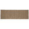 vidaXL Alfombras de &aacute;rea Gris 60 x 250 cm yute