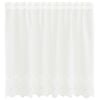 vidaXL Cortina de Encaje Blanco 80 x 150 cm Poli&eacute;ster