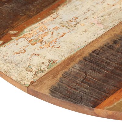 vidaXL Tablero de mesa redonda madera reciclada maciza 70 cm 15-16 mm