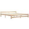 vidaXL Estructura de cama con 2 cajones madera maciza pino 200x200 cm