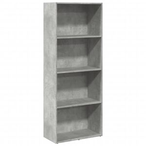 vidaXL Estanter&iacute;a de madera de ingenier&iacute;a gris hormig&oacute;n 60x30x152 cm