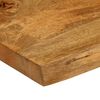 vidaXL Tablero de mesa borde natural madera maciza mango 90x60x2,5 cm