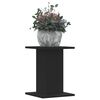 vidaXL Soportes de plantas 2 uds madera ingenier&iacute;a negro 30x30x40 cm