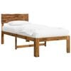 vidaXL Estructura de Cama Individual con Cabecera ROSTOCK Natural