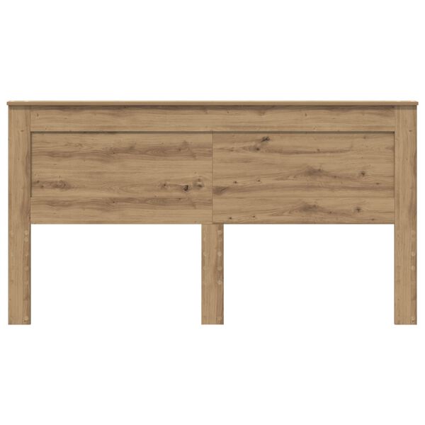 vidaXL Cabecero Roble artesanal 180 cm Madera contrachapada