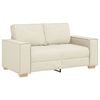 vidaXL Sof&aacute; 2 pcs Beige 220 x 80 x 84 cm Tejido mezcla de lino