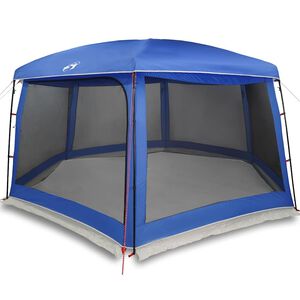 vidaXL Carpa para piscina con desmontables y paredes azul 618x532 cm