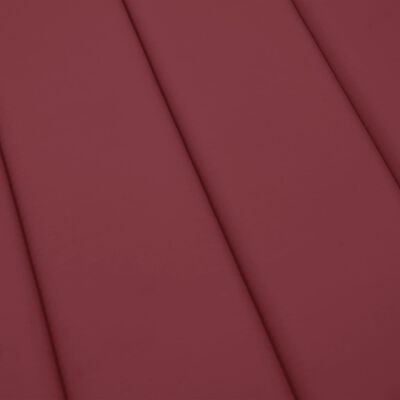 vidaXL Cojín de tumbona de tela Oxford rojo tinto 200x70x3 cm