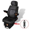 vidaXL Asiento de tractor con suspensi&oacute;n