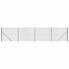 vidaXL Cerca de alambre con brida gris antracita 1,6x10 m