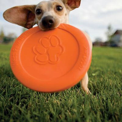 Zogoflex Frisbee para perros Zisc tamaño L naranja 1937