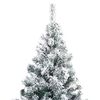 vidaXL &Aacute;rbol de Navidad artificial 180 cm PVC y Acero y Pl&aacute;stico
