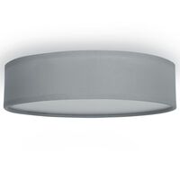 Smartwares Lámpara de techo gris 40x40x10 cm