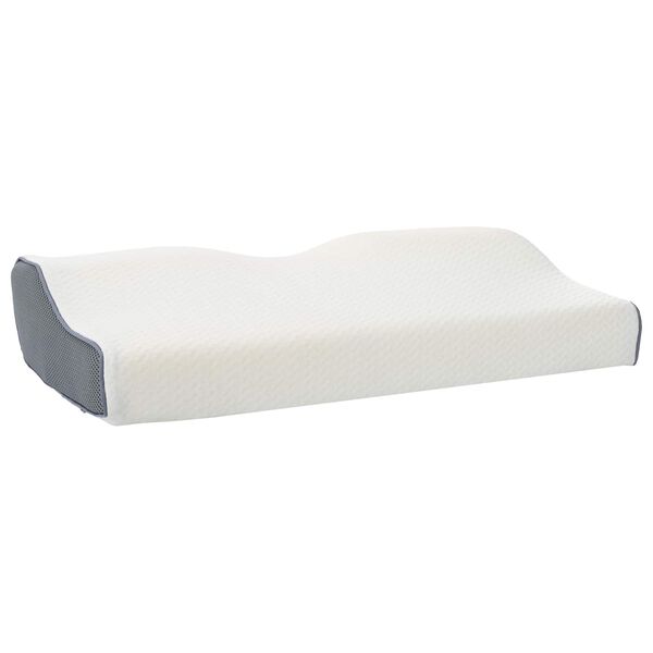 vidaXL Almohada cervical Espuma Viscoel&aacute;stica 59 x 34,5 x 12 cm