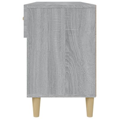 vidaXL Mueble zapatero madera contrachapada gris Sonoma 102x35x55 cm