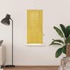 vidaXL Estor enrollable con cortinas Manual Amarillo 60 x 160 cm Bamb&uacute;