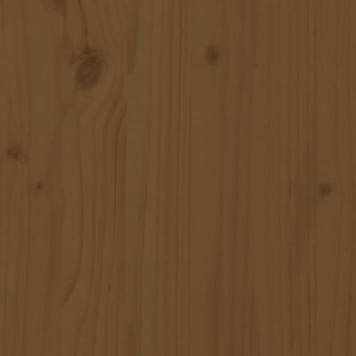 vidaXL Sofá central de jardín madera maciza pino marrón miel 120x80 cm