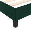 vidaXL Estructura cama con cabecero terciopelo verde oscuro 180x200 cm