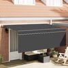 vidaXL Toldo Retr&aacute;ctil Antracita 350 x 200 cm Poli&eacute;ster y Aluminio