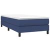 vidaXL Estructura de cama con somier tela azul 90x200 cm
