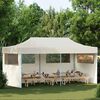 vidaXL Carpa de Fiesta Crema 291 x 580 x 315 cm Tela Oxford