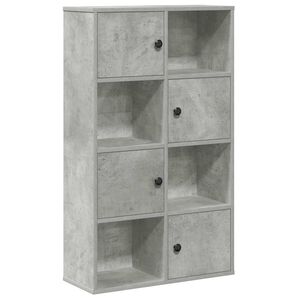 vidaXL Estanter&iacute;a de madera de ingenier&iacute;a gris hormig&oacute;n 60x24x101,5 cm