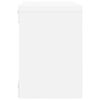 vidaXL Estantes cubo de pared 6 unidades blanco 22x15x22 cm