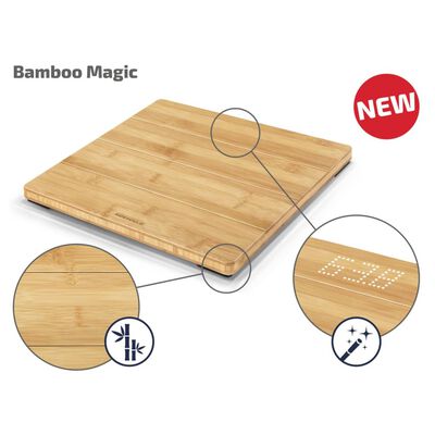 Soehnle Báscula de baño Style Sense Bamboo Magic 180 kg