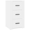 vidaXL Aparador de madera contrachapada blanco 40x33x70 cm