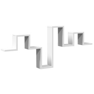 vidaXL Estanter&iacute;a de pared madera de ingenier&iacute;a blanco 104,5x10x43 cm