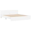 vidaXL Estructura de cama con cabecero Blanco 193 x 203 cm
