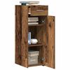 vidaXL Aparador con caj&oacute;n Madera vieja 30 x 42,5 x 93 cm