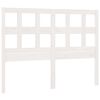vidaXL Cabecero de cama madera maciza de pino blanco 145,5x4x100 cm